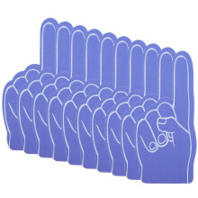 12 Stück Cheerleader-Hand-Jubelschaum-Requisite