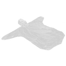 6Stk Regenponchos Erwachsene Pe Transparent Mit Kapuze Einweg