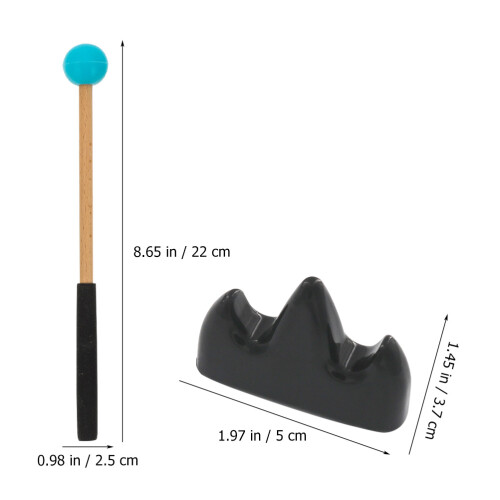 Drumsticks Für Anfänger Set Holz Gummi Percussion Mallets 2