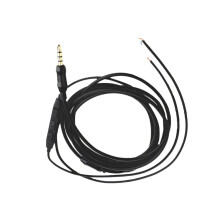 1stk Kopfhörerkabel Anpassung Halbzeug Headphone Cable Black