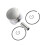4Stk Chainsaw Piston Set Silber Hochwertig Für Gartengeräte 9