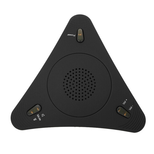 1Microphone USB Portable Noir Avec Annulation D'écho Pour Audio 1