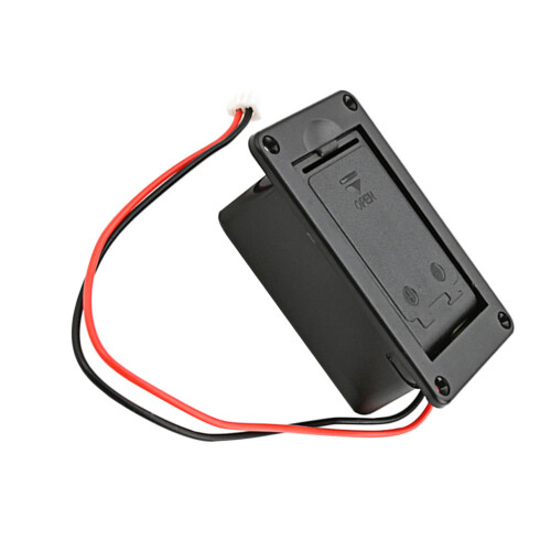 Gitarrenbatteriehalter 9v Batteriegehäuse Schwarz Essential