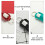 5Pcs Small Bottle Lipstick Pouch Key Chain Holder Durable PU Assorted 8