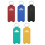 5Pcs Small Bottle Lipstick Pouch Key Chain Holder Durable PU Assorted 5