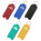 5Pcs Small Bottle Lipstick Pouch Key Chain Holder Durable PU Assorted 2