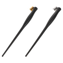 2Pcs Resin Dip Pen Nib Holders Black Oblique Calligraphy Pen Holders