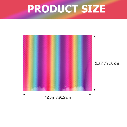 Permanent Adhesive Vinyl 3 Pack Fish Scale Pattern Diy Decorative Sheets For Home Car Window Wall Art 1