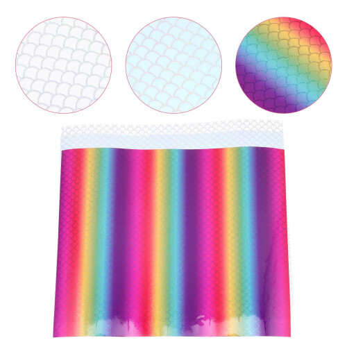 Permanent Adhesive Vinyl 3 Pack Fish Scale Pattern Diy Decorative Sheets For Home Car Window Wall Art 2