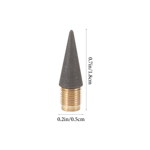 10Pièces Têtes Remplaçables Crayon Sans Taille Pour Dessin Et Écriture 2