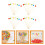 Raindrops Cocktail Picks Assorted Color 100pcs 4.7in 4
