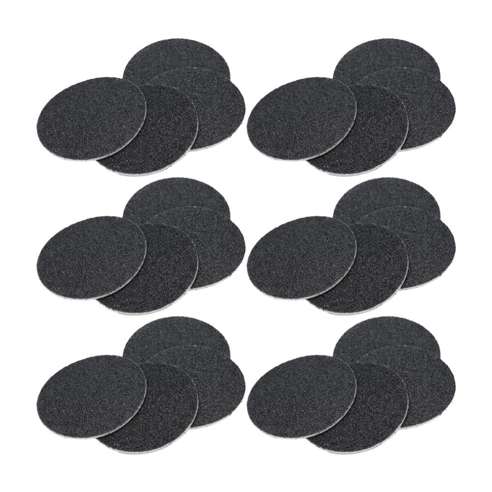 Vaguelly 240Pcs Durable Sandpaper Discs Black For Electric Foot File Daily Use