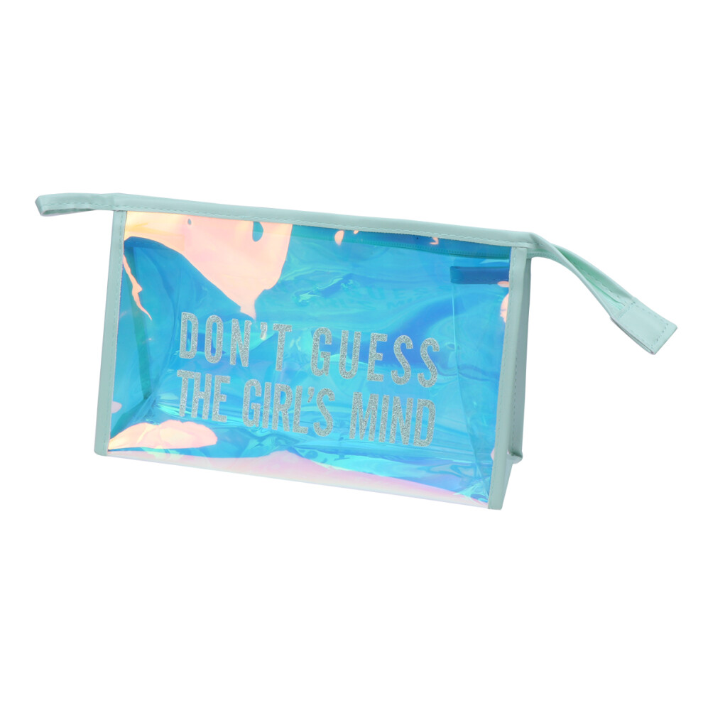 Villcase Light See Through Zippered Bags Cosmetic Pouch For Camping Trips 1Pack