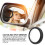Black ABS Car Rearview Mirror Wide Angle Adjustable Blind Spot 8