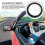 Black ABS Car Rearview Mirror Wide Angle Adjustable Blind Spot 7
