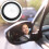 Black ABS Car Rearview Mirror Wide Angle Adjustable Blind Spot 5