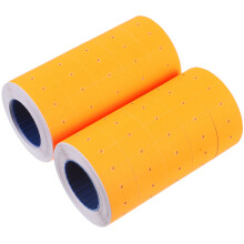 Orange Blank Price Stickers Adhesive Labels for Retail Use