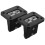 2Pcs Battery Quick Connectors Wire Harness Plug for Car Black Durable 8