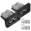 2Pcs Battery Quick Connectors Wire Harness Plug for Car Black Durable 2