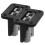 2Pcs Battery Quick Connectors Wire Harness Plug for Car Black Durable 6