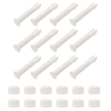 12pcs Outdoor Swimming Pool Frame Fixing Plastic Connector With Caps
