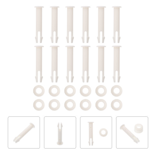 12pcs Outdoor Swimming Pool Frame Fixing Plastic Connector With Caps 2