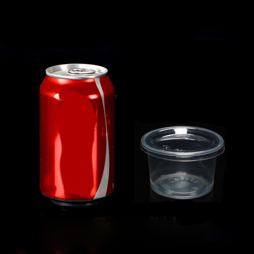 100Pièces Plastique Transparent Pour Yaourt, Gelée Mousses 1