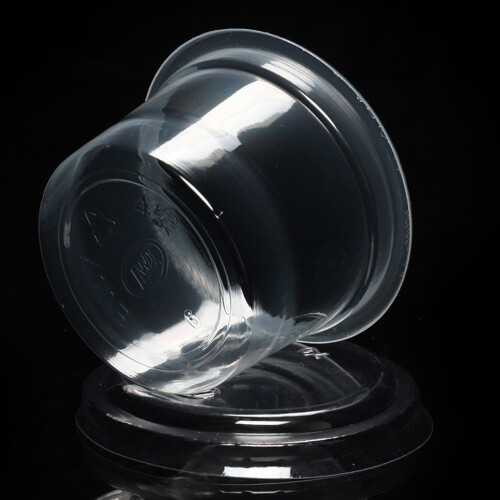 100Pièces Plastique Transparent Pour Yaourt, Gelée Mousses 2