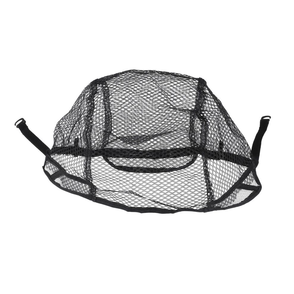 Inoomp Unisex Black Nylon Wig Cap Breathable Soft Stretchy Hairnet For Men Women