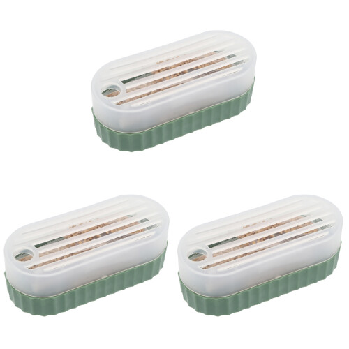 3Sets Green Cat Grass Planting Box Soilless Hydroponic Catnip Planter 1