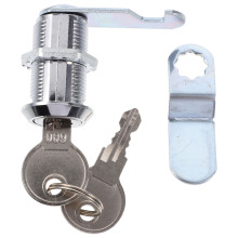 Silver Cam Lock Zinc Alloy Cabinet Lock Replacement for Home Use