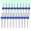 100Pcs Durable Blue Sewing Machine Double Needles for Knits Home Use 6