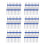 100Pcs Durable Blue Sewing Machine Double Needles for Knits Home Use 1