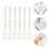 12pcs Outdoor Swimming Pool Frame Fixing Plastic Connector With Caps 4