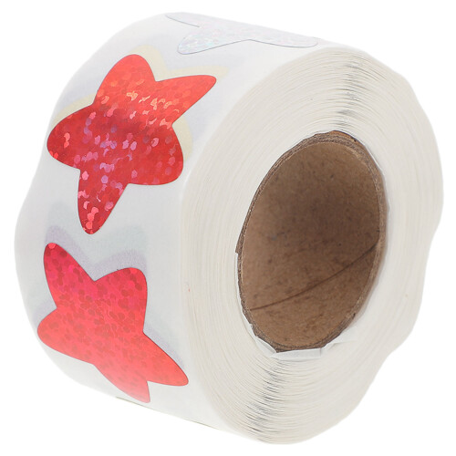 1 Roll Five-Pointed Star Sticker Five- Award Kindergarten Reward