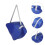 Durable Adjustable Shoulder Strap Skate Bag For Skating Blue 10