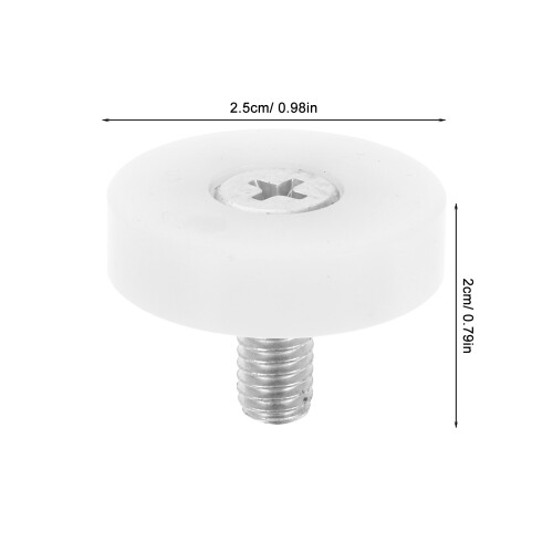 Quiet Operation Small Pulley 10pcs 1.0x1.0x0.8in 1