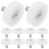 Quiet Operation Small Pulley 10pcs 1.0x1.0x0.8in 6