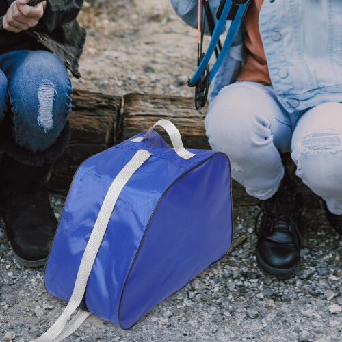 Durable Adjustable Shoulder Strap Skate Bag For Skating Blue 1