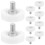 Quiet Operation Small Pulley 10pcs 1.0x1.0x0.8in 1