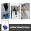 Durable Adjustable Shoulder Strap Skate Bag For Skating Blue 5