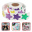 1 Roll Five-Pointed Star Sticker Five- Award Kindergarten Reward 2