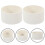 2pcs Bottle Sleeve Silicone White With Heat Insulation Feature 4