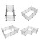 16pieces Iron Cage For Small Medium Dogs Cats Rabbits Secure Crate 1