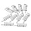 10Pcs Automatic Rebound Silver Spring Latch Galvanized Iron Door Bolt 1
