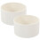 2pcs Bottle Sleeve Silicone White With Heat Insulation Feature 9