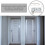 Silver Reversible Bolt Lock for Room and Entry Door Home Use 8