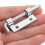 10Pcs Automatic Rebound Silver Spring Latch Galvanized Iron Door Bolt 6