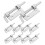 10Pcs Automatic Rebound Silver Spring Latch Galvanized Iron Door Bolt 8