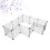 16pieces Iron Cage For Small Medium Dogs Cats Rabbits Secure Crate 6